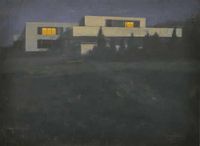 Bilbao - Villa Tugendhat - Nocturno - 45x60jpg