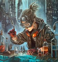 C Chavarria - &iexcl;Agua! - 90x90- Oleo - Tela