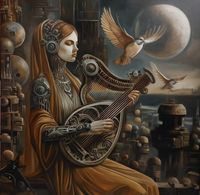 C Chavarria - Erato - 90x90- Oleo - Tela