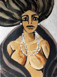 A Cruells - Una señorita de Florencia - 70x96 - Oleo Tela