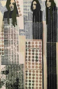 DE CASTELLARNAU - Grunge - 42x67,5 - Mixta - Madera