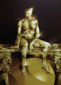 Eliezer - Arquitrabe - 146x97 - Oleo - Tela