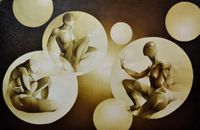 Eliezer - Mundos - 147x100 - Oleo - Tela