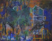 Gamez - Paisaje soñado - 81x65 - Oleo - Tela