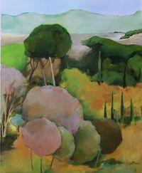 E Garc&iacute;a - Bosque de Alella - 68x86 - Mixta - Papel