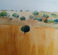 E García - Monegros - 100x100 - Mixta - Papel