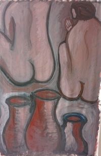 Ivan Jimenez -Escena antigua - 80x120 - Oleo - Tela