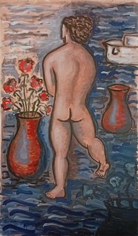 Ivan Jimenez -La rosa del mar - 95x135 - Oleo - Tela