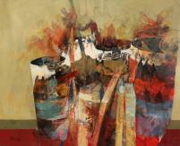 Marta Maldonado - Espacio de ideas - 100x81 - Mixta - Tela