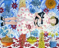 Nordholt - El sueño - 100x81 óleo - tabla