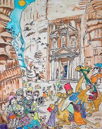 Pilarin - Petra - 92x73 - acrilico - madera