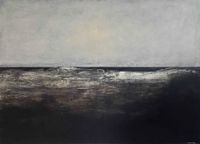 C REGUEIRA - Horizonte negro II - 100x73- Mixta - Tela