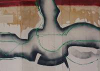 Josep Vernis - 2008 -Antropomorfico composicion - 148x200 - Acrilico - Carton